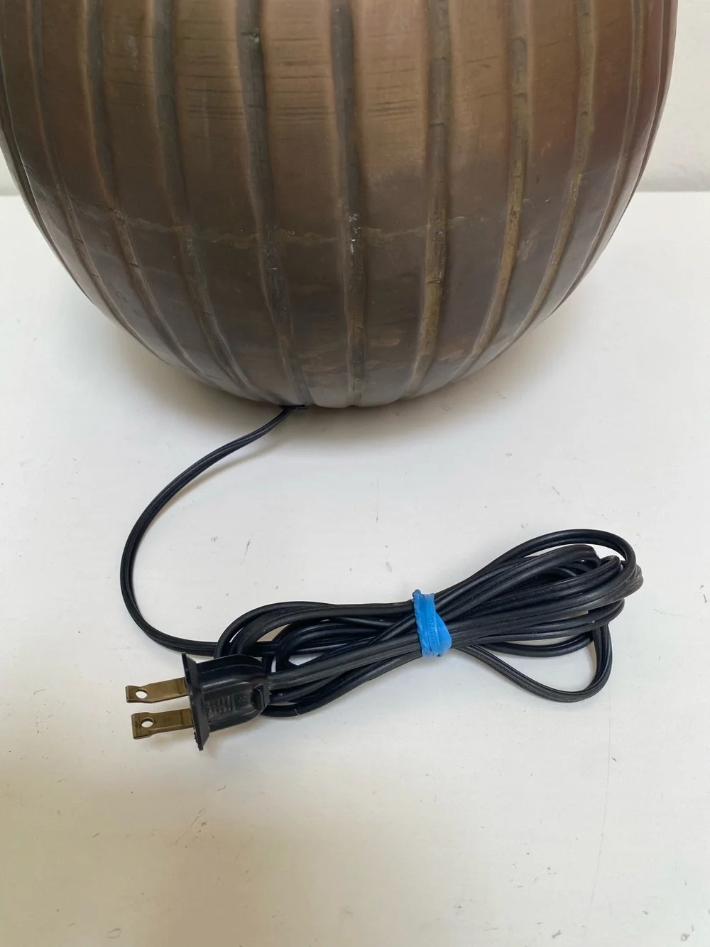 Brass Melon Form Table Lamp 15